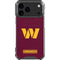 NFL Washington Commanders Distressed iPhone 18 Pro Max Clear Case