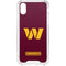 NFL Washington Commanders Distressed iPhone XS Clear Case