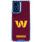 NFL Washington Commanders Distressed Moto G 5G (2024) Clear Case
