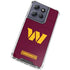 NFL Washington Commanders Distressed Moto G Play 5G (2025) Clear Case