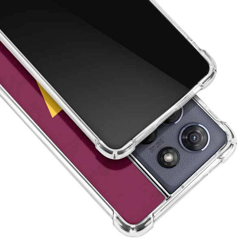 NFL Washington Commanders Distressed Moto G Play 5G (2025) Clear Case