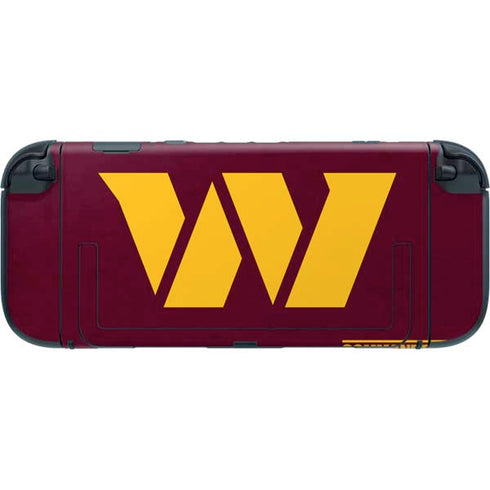 NFL Washington Commanders Distressed Nintendo Switch 2 (2025) with Joy-Con Skin