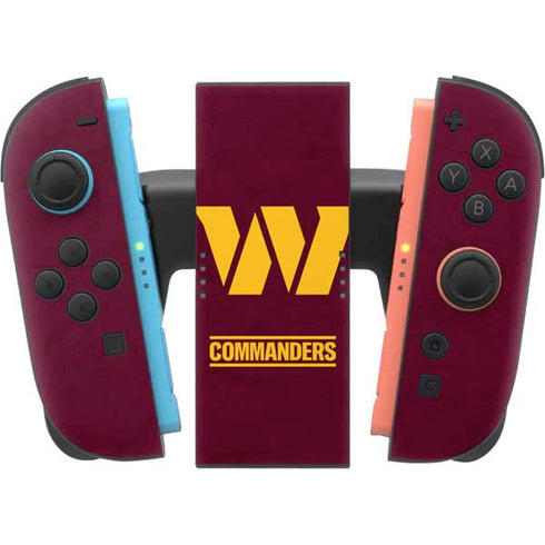 NFL Washington Commanders Distressed Nintendo Switch 2 (2025) Joy-Con Controller Skin