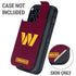 NFL Washington Commanders Distressed Otterbox Defender iPhone Skin