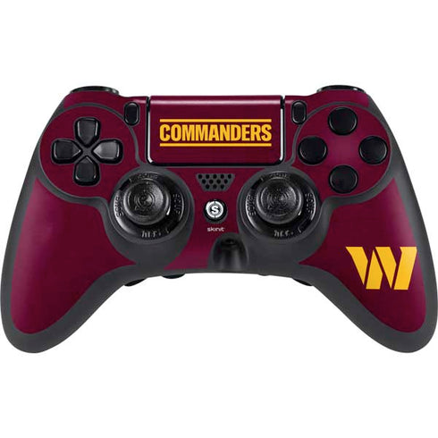 NFL Washington Commanders Distressed PlayStation PS4 Skins