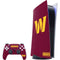 NFL Washington Commanders Distressed PlayStation PS5 Skins