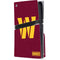 NFL Washington Commanders Distressed PS5 Pro Disk Console Skin