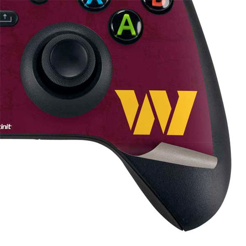 NFL Washington Commanders Distressed XBox Series X Digital Edition Bundle Skin
