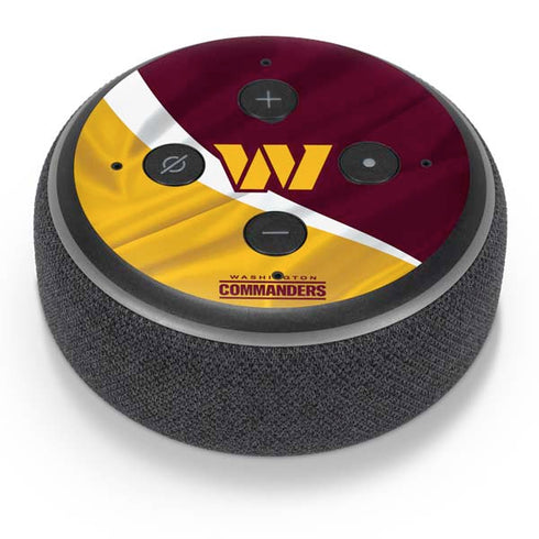 NFL Washington Commanders Flag Amazon Echo Dot Skin