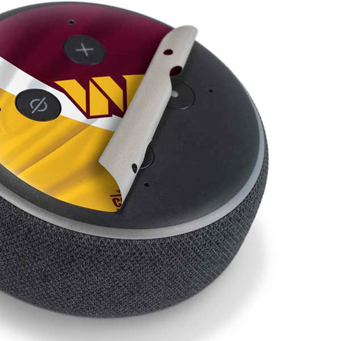 NFL Washington Commanders Flag Amazon Echo Dot Skin