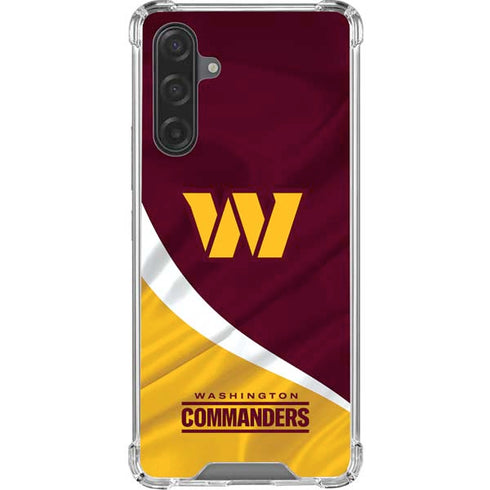 NFL Washington Commanders Flag Galaxy A17 Clear Case