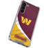 NFL Washington Commanders Flag Galaxy S24 FE Clear Case