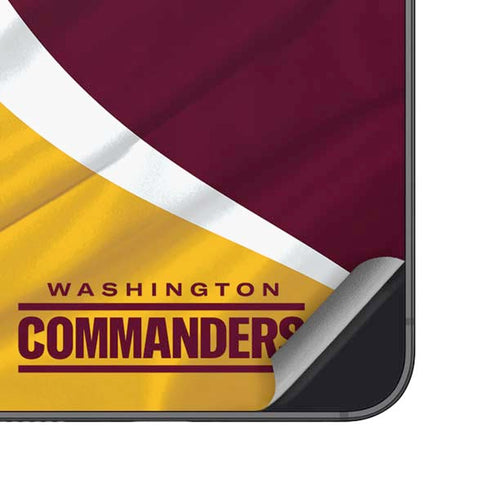 NFL Washington Commanders Flag Galaxy S24 Plus Skin