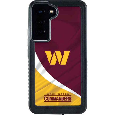 NFL Washington Commanders Flag Galaxy S24 Plus Waterproof Case