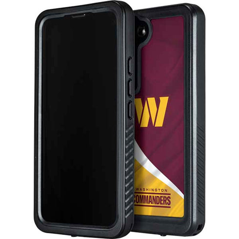NFL Washington Commanders Flag Galaxy S24 Plus Waterproof Case