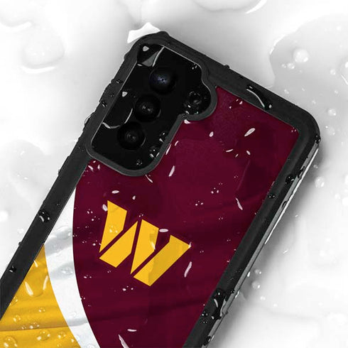 NFL Washington Commanders Flag Galaxy S24 Plus Waterproof Case