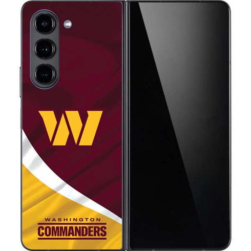 NFL Washington Commanders Flag Galaxy Z Fold5 5G Skin