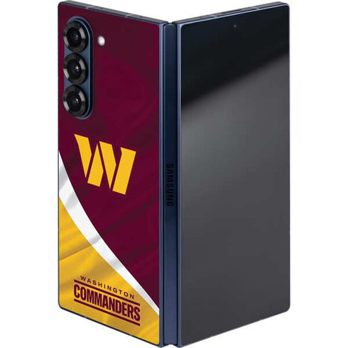 NFL Washington Commanders Flag Galaxy Z Fold6 Skin