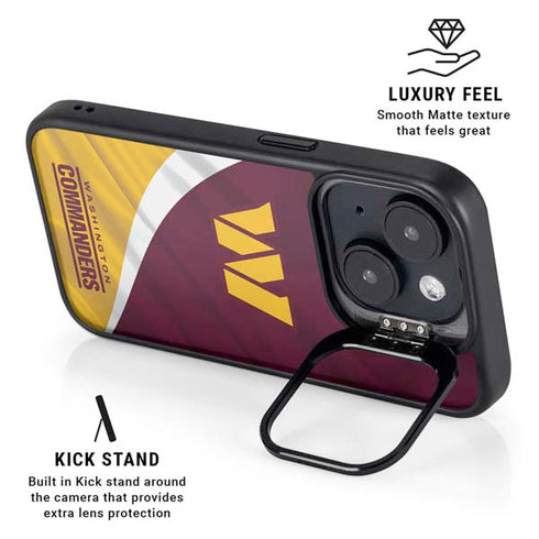 NFL Washington Commanders Flag iPhone 14 Kickstand Case