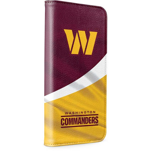 NFL Washington Commanders Flag iPhone 15 Plus Folio Case