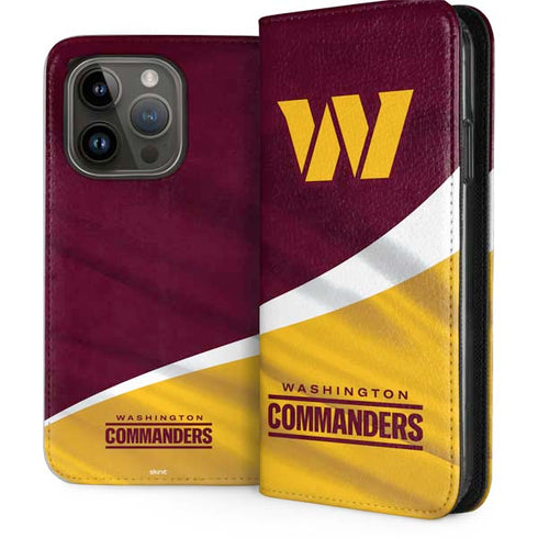 NFL Washington Commanders Flag iPhone 15 Pro Folio Case