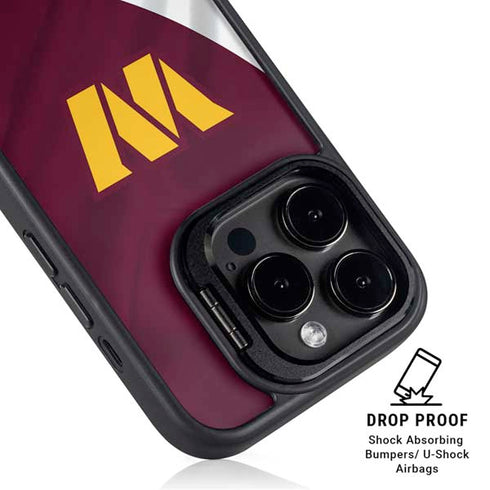 NFL Washington Commanders Flag iPhone 15 Pro Kickstand Case