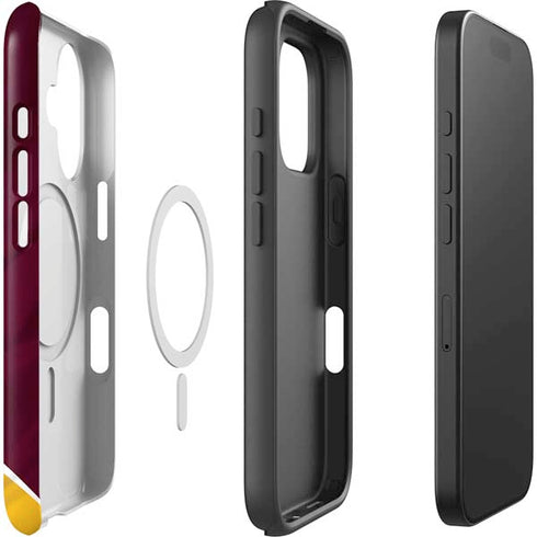 NFL Washington Commanders Flag iPhone 16 Magsafe Impact Case