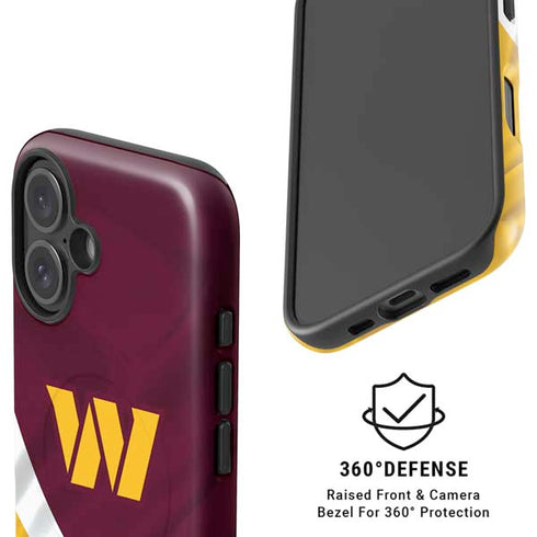 NFL Washington Commanders Flag iPhone 16 Plus Magsafe Impact Case