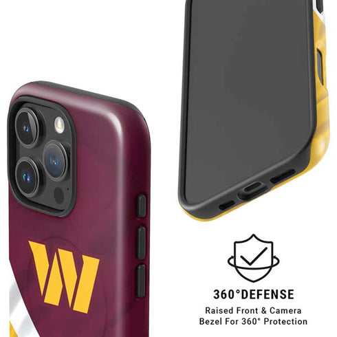 NFL Washington Commanders Flag iPhone 16 Pro Magsafe Impact Case