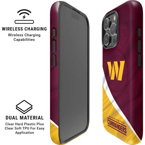 NFL Washington Commanders Flag iPhone 16 Pro Magsafe Impact Case