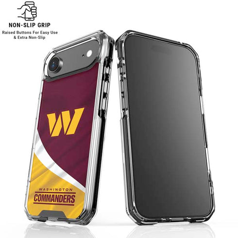 NFL Washington Commanders Flag iPhone 17 Air Clear Case