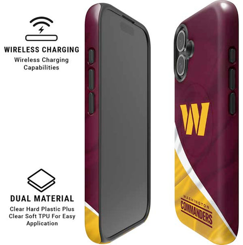 NFL Washington Commanders Flag iPhone 17 Magsafe Impact Case
