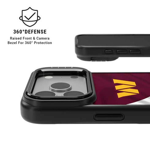 NFL Washington Commanders Flag iPhone 17 Pro Max Kickstand Case