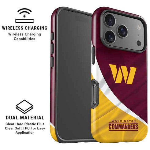 NFL Washington Commanders Flag iPhone 17 Pro Max Magsafe Impact Case