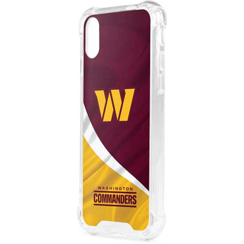 NFL Washington Commanders Flag iPhone XS Clear Case