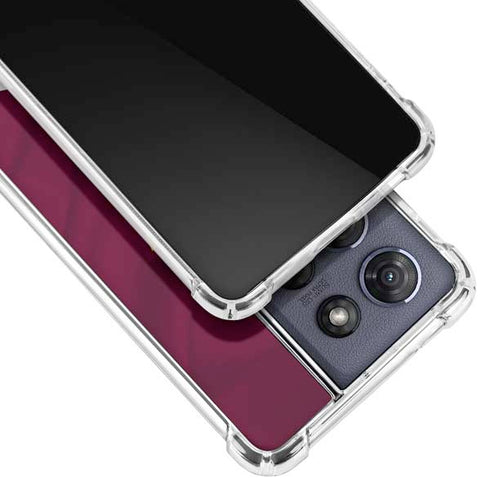 NFL Washington Commanders Flag Moto G 5G (2025) Clear Case