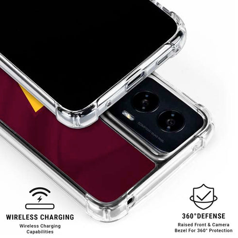 NFL Washington Commanders Flag Moto G Power 5G (2024) Clear Case