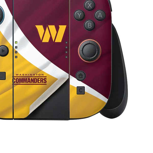 NFL Washington Commanders Flag Nintendo Switch 2 (2025) Joy-Con Controller Skin