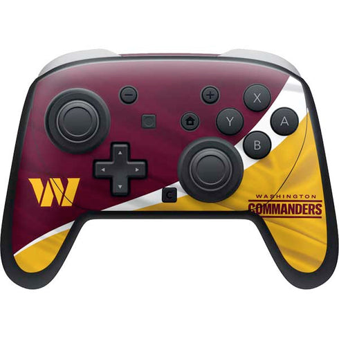 NFL Washington Commanders Flag Nintendo Switch 2 (2025) Pro Controller Skin
