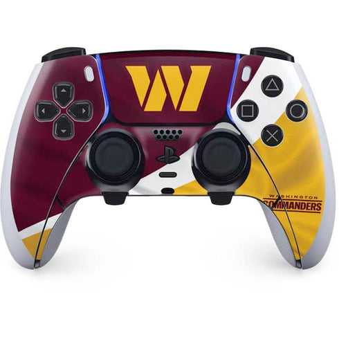 NFL Washington Commanders Flag PS5 DualSense Edge Pro Controller Skin