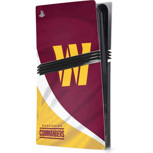NFL Washington Commanders Flag PS5 Pro Console Skin