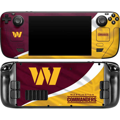 NFL Washington Commanders Flag Steam Deck Handheld Gaming Computer OLED Skin