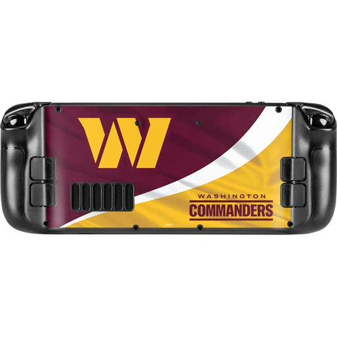 NFL Washington Commanders Flag Steam Deck Handheld Gaming Computer OLED Skin