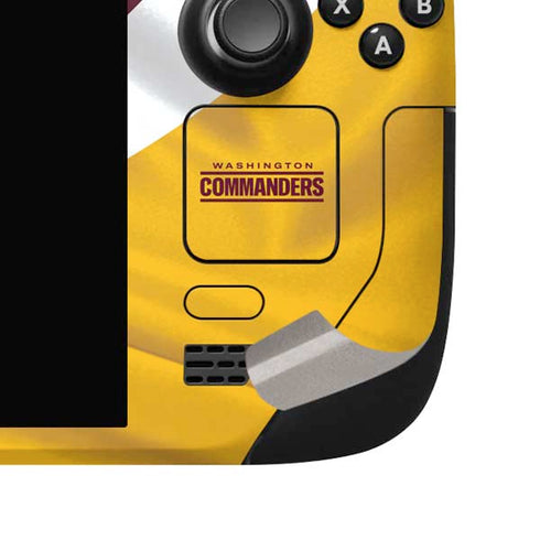 NFL Washington Commanders Flag Steam Deck Handheld Gaming Computer OLED Skin