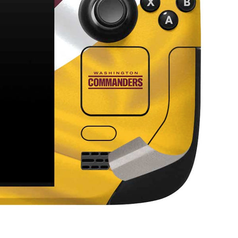 NFL Washington Commanders Flag Steam Deck Handheld Gaming Computer Skin