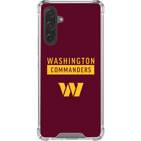 NFL Washington Commanders Galaxy A17 Clear Case