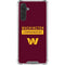 NFL Washington Commanders Galaxy A17 Clear Case