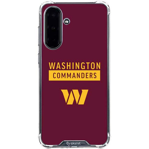 NFL Washington Commanders Galaxy A36 5G Clear Case