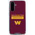 NFL Washington Commanders Galaxy A36 5G Clear Case