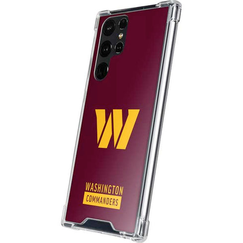 NFL Washington Commanders Galaxy S23 Ultra Clear Case
